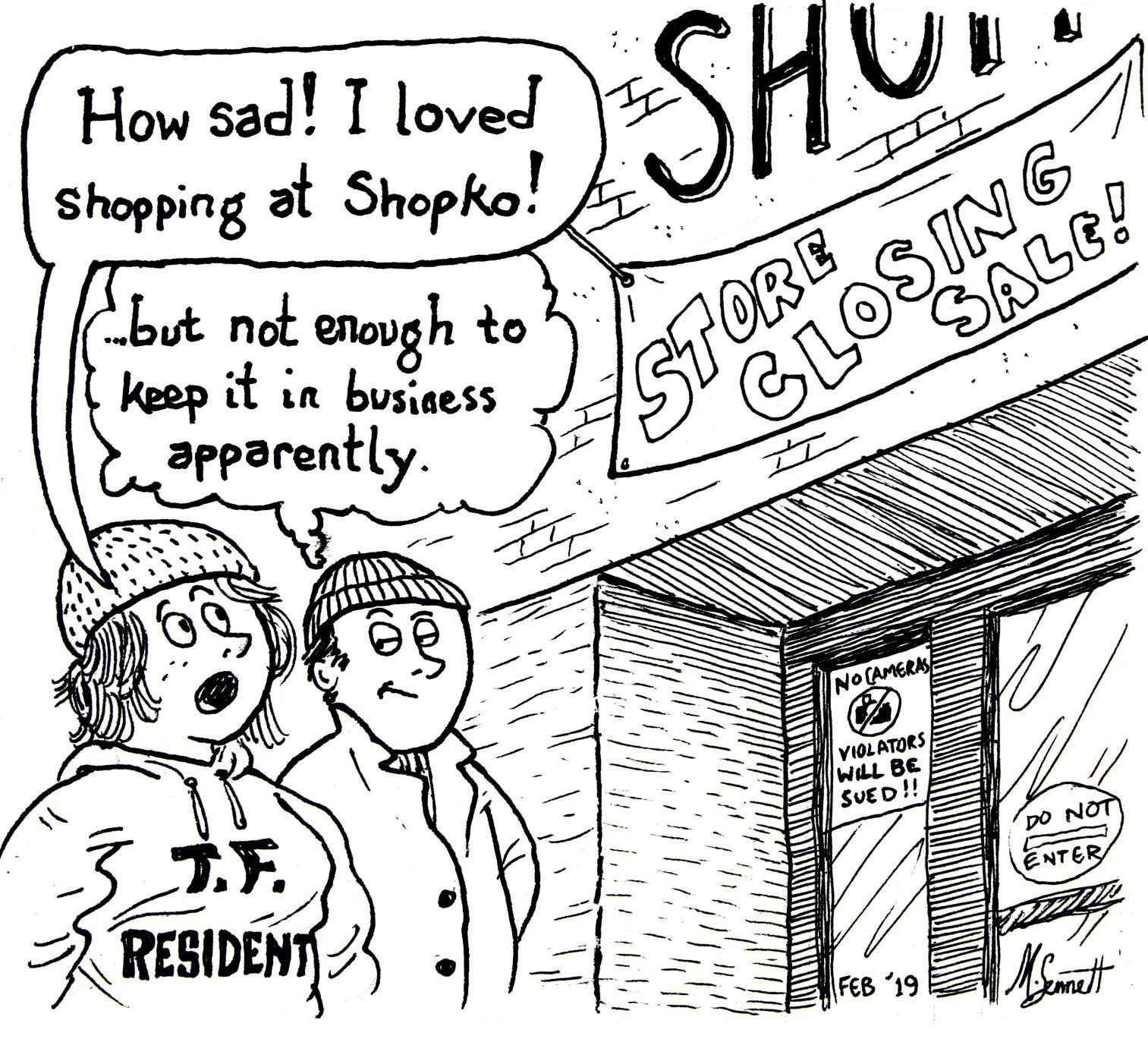 Sunday cartoon